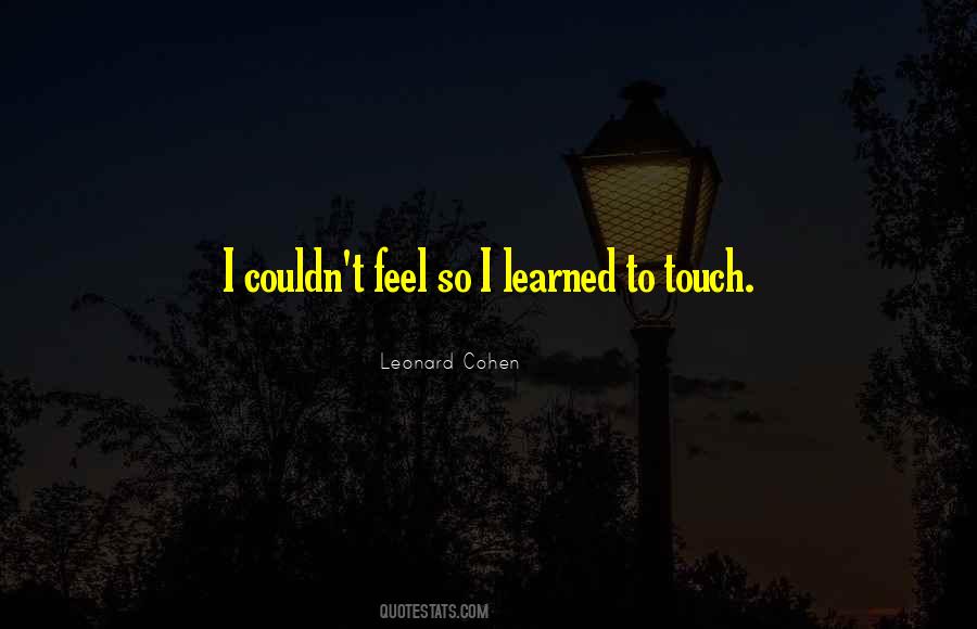 Leonard Cohen Quotes #946170
