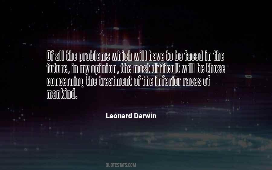 Leonard Darwin Quotes #1231161