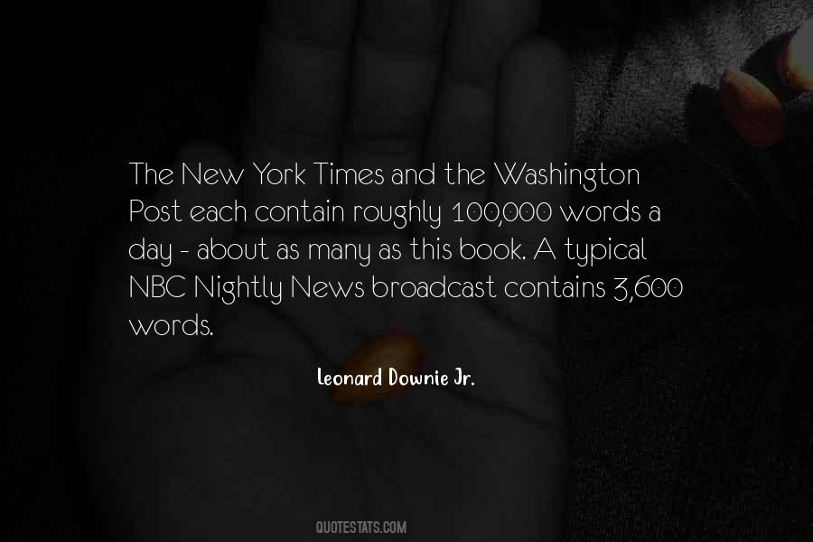 Leonard Downie Jr. Quotes #1268954 Leonard Downie Jr. Quotes #1268954