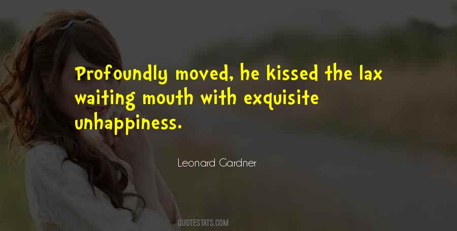 Leonard Gardner Quotes #1505513