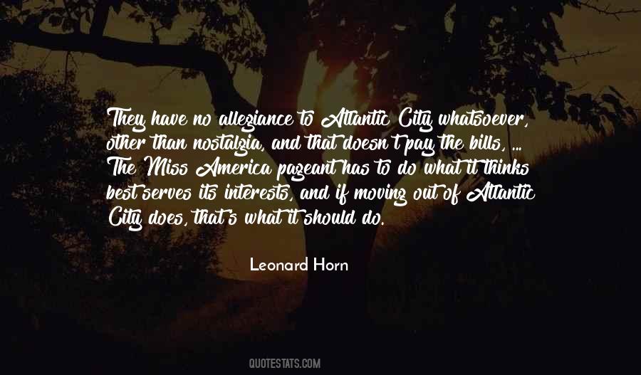 Leonard Horn Quotes #1530086