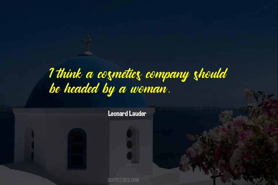 Leonard Lauder Quotes #1070893