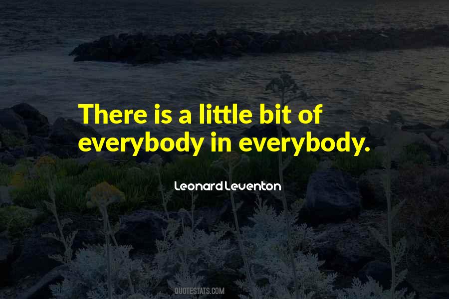 Leonard Leventon Quotes #392280
