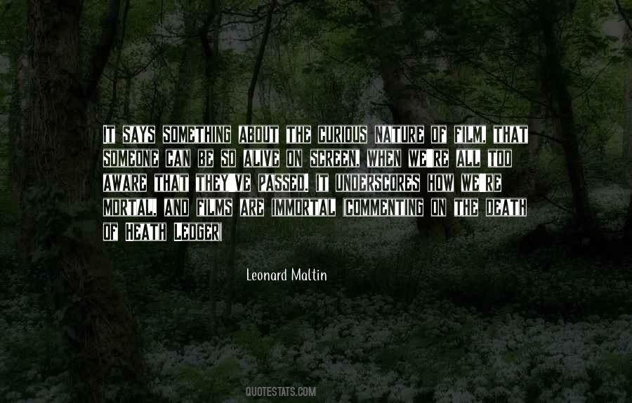 Leonard Maltin Quotes #1405828