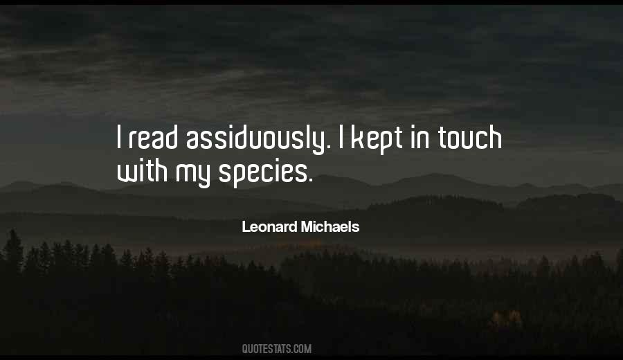 Leonard Michaels Quotes #1508997