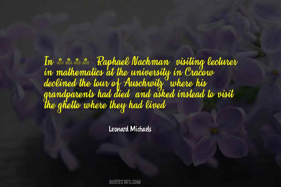 Leonard Michaels Quotes #1877226