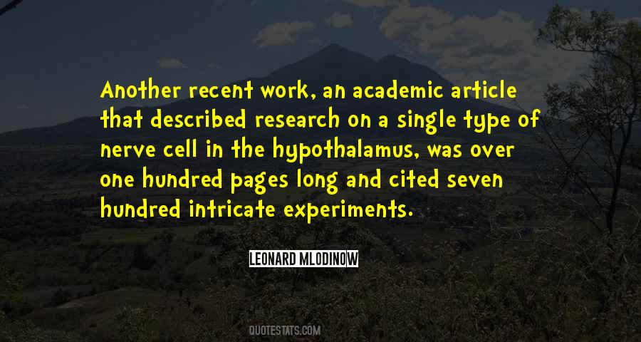 Leonard Mlodinow Quotes #624277