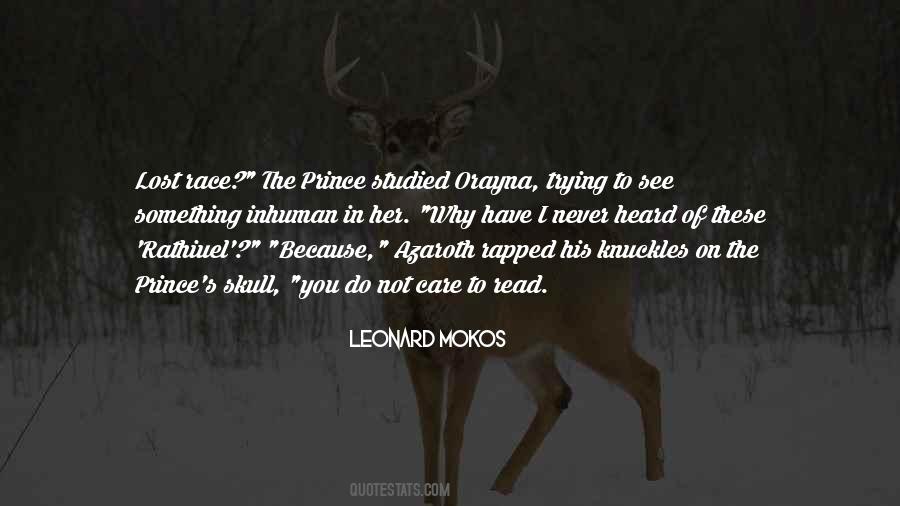 Leonard Mokos Quotes #1783155