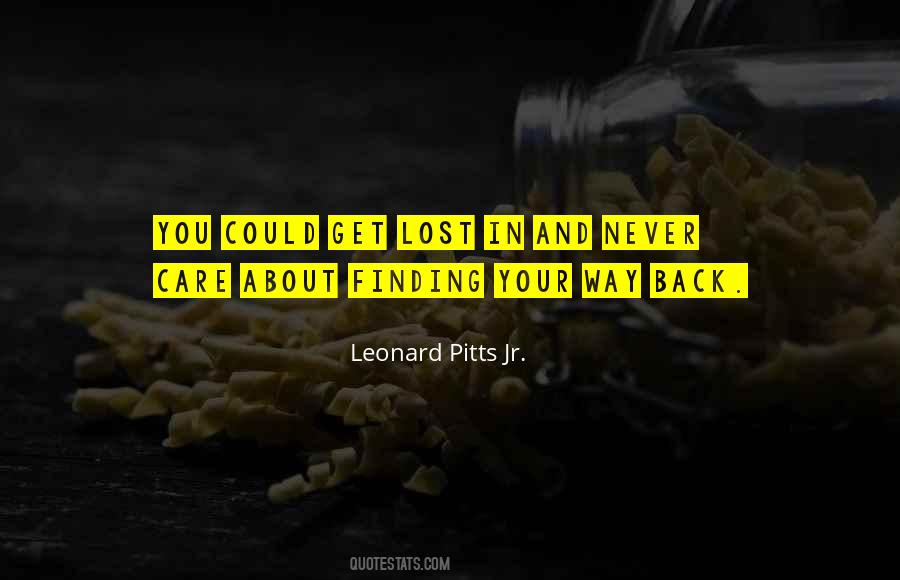 Leonard Pitts Jr. Quotes #1609479