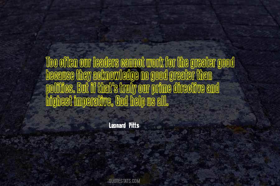 Leonard Pitts Quotes #144616