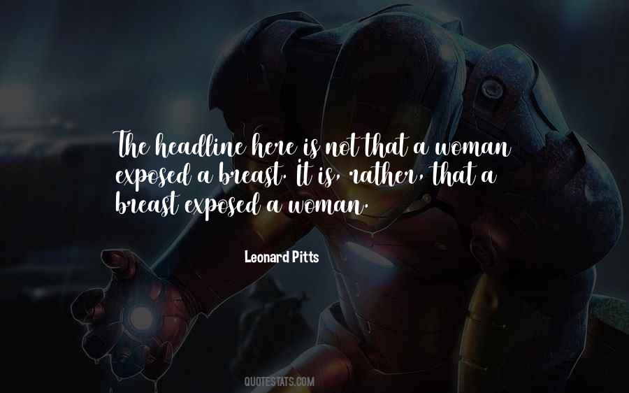 Leonard Pitts Quotes #990715