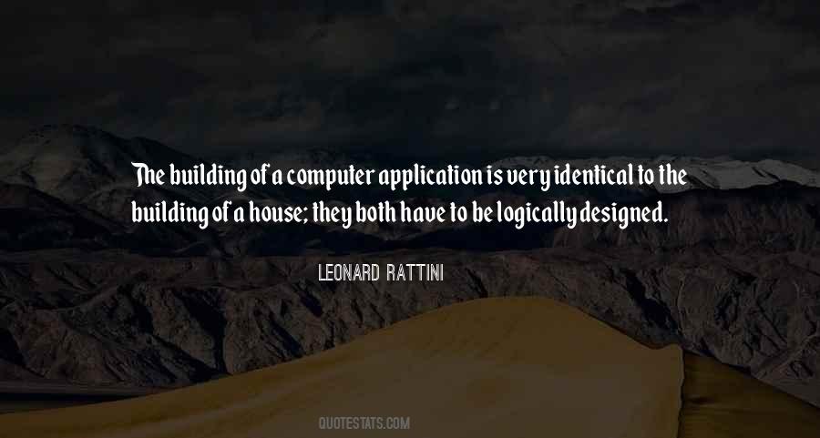 Leonard Rattini Quotes #1052187