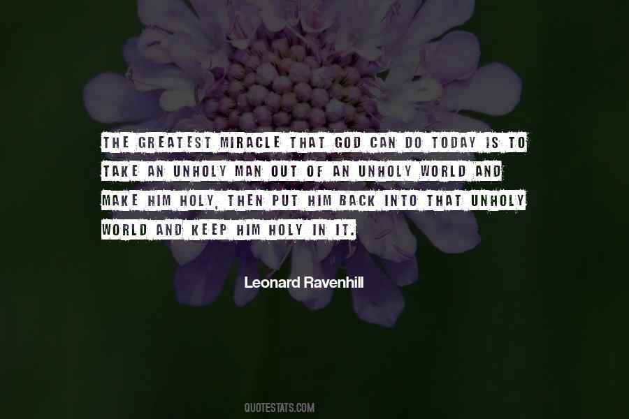 Leonard Ravenhill Quotes #1213636