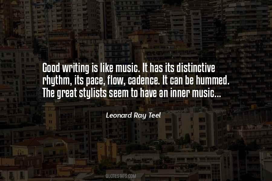 Leonard Ray Teel Quotes #1455481