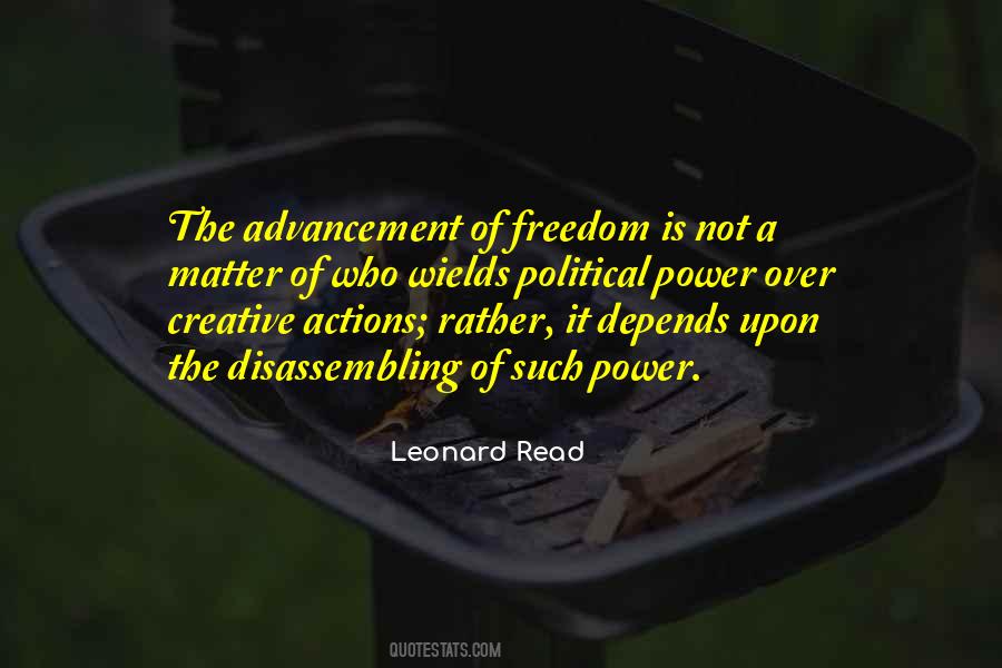 Leonard Read Quotes #1531651