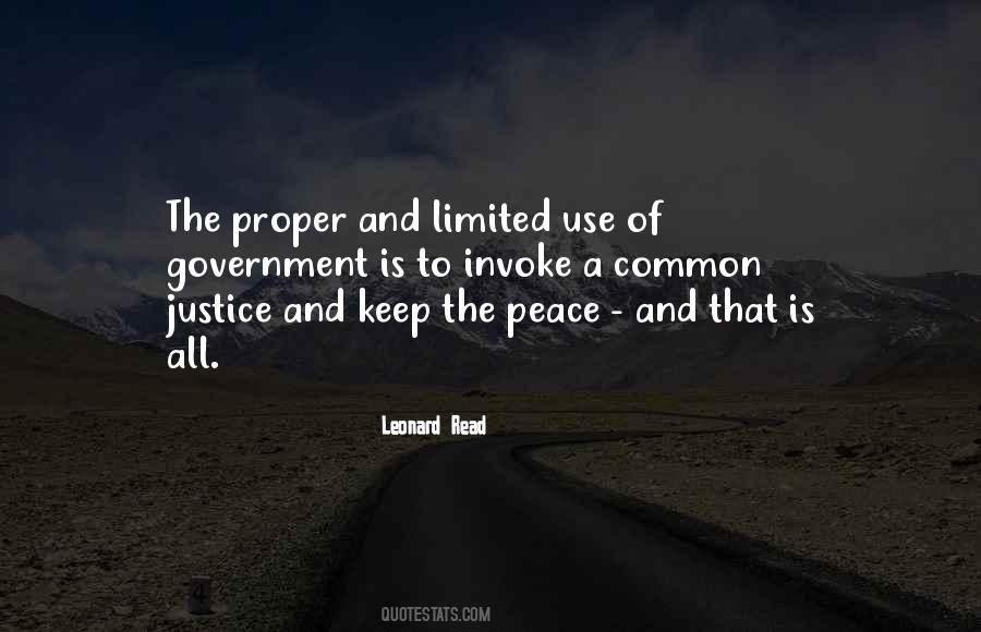 Leonard Read Quotes #1757286