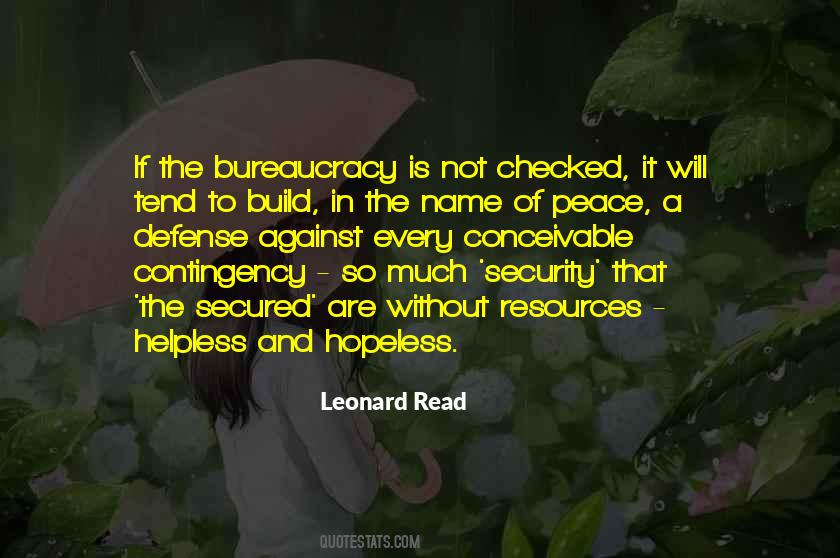 Leonard Read Quotes #384435