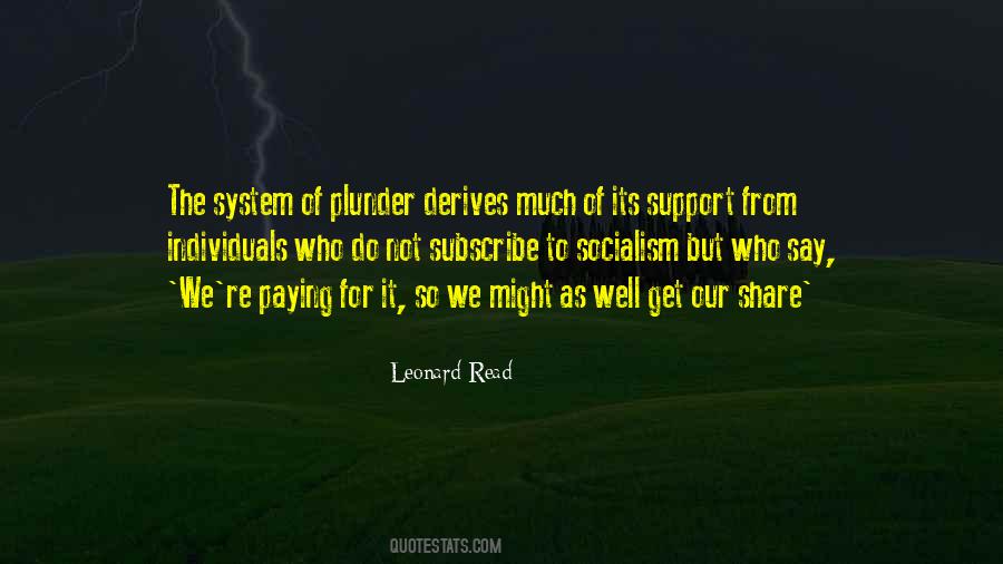 Leonard Read Quotes #686441