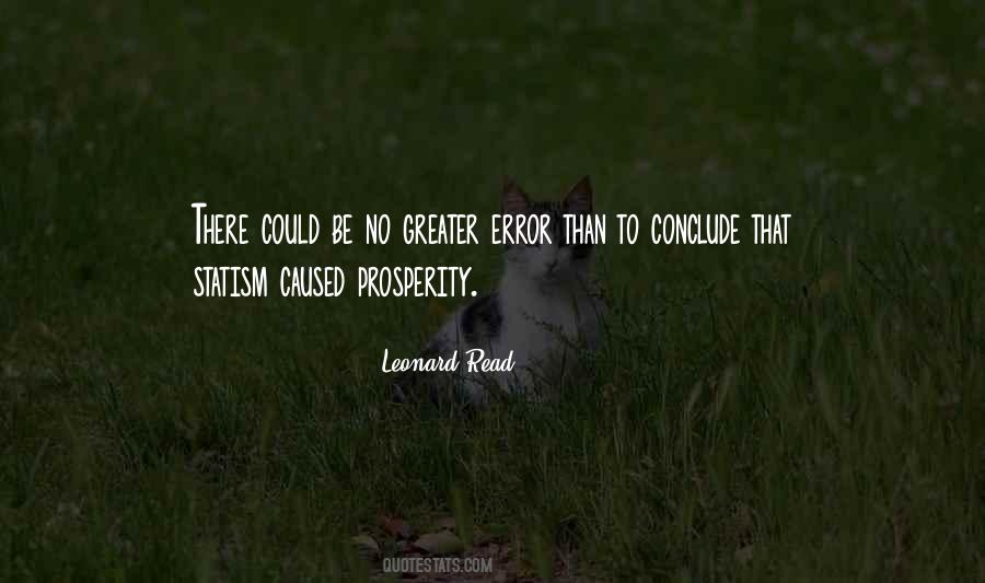 Leonard Read Quotes #771688