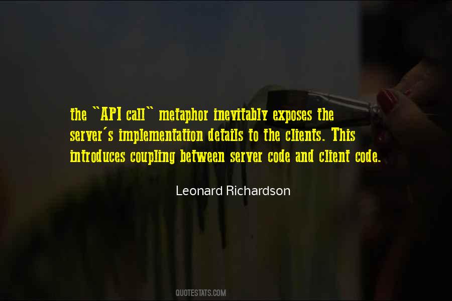 Leonard Richardson Quotes #1560642