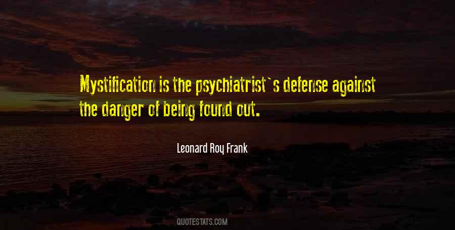 Leonard Roy Frank Quotes #668274