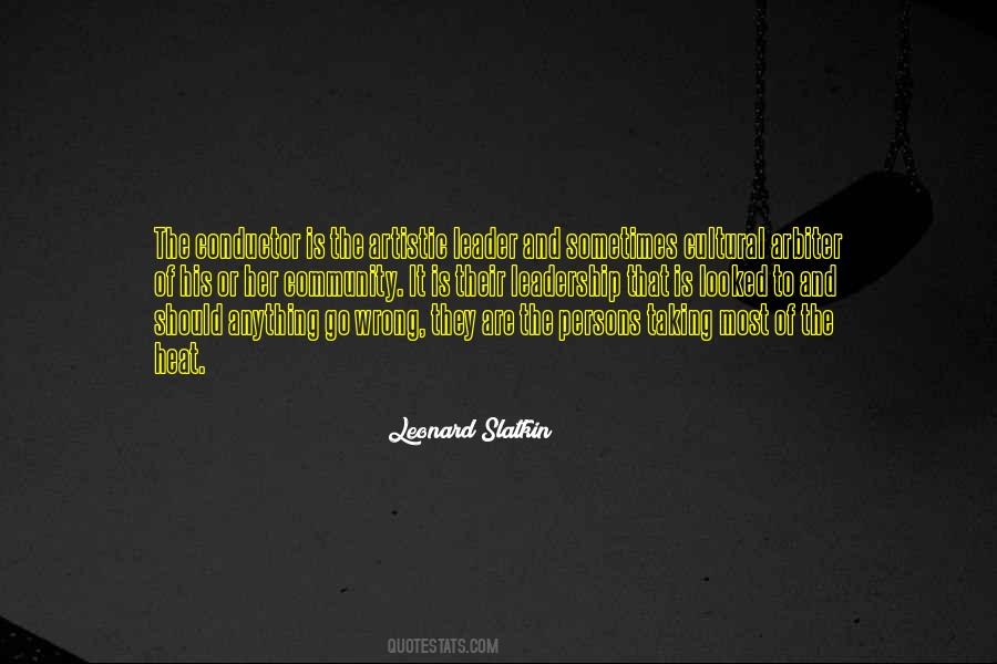 Leonard Slatkin Quotes #501438