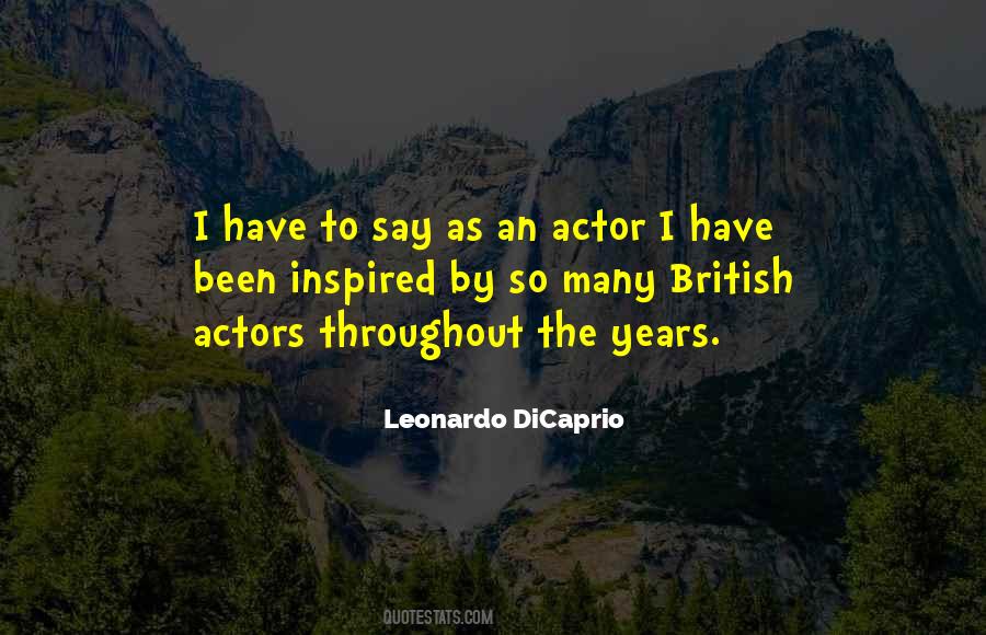 Leonardo DiCaprio Quotes #1511575