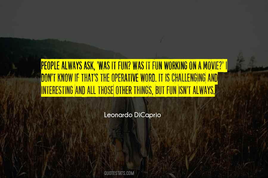 Leonardo DiCaprio Quotes #683591
