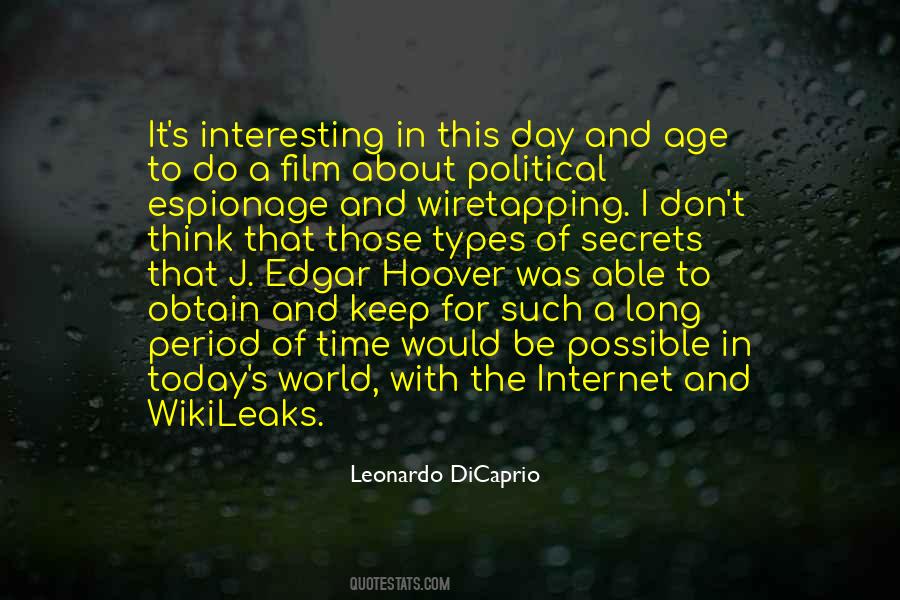 Leonardo DiCaprio Quotes #727759