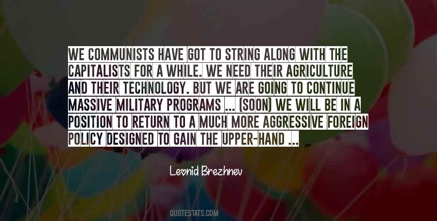 Leonid Brezhnev Quotes #422073