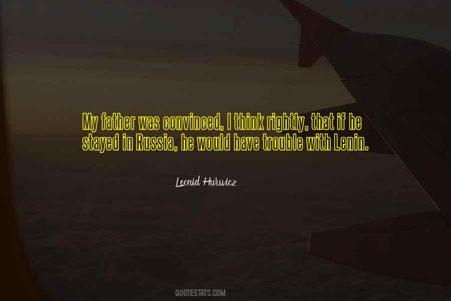 Leonid Hurwicz Quotes #156006