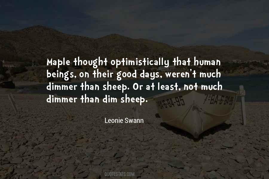 Leonie Swann Quotes #1482694
