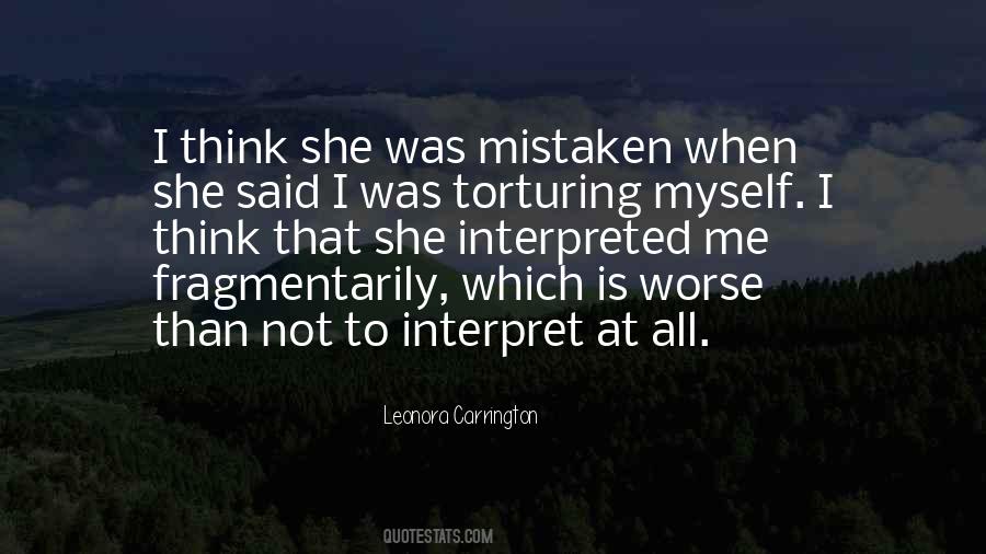 Leonora Carrington Quotes #1645605