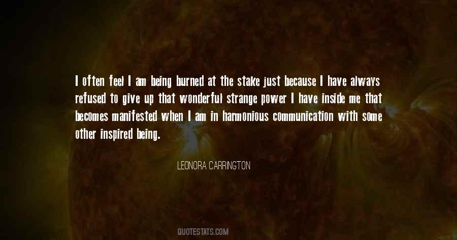 Leonora Carrington Quotes #1646133