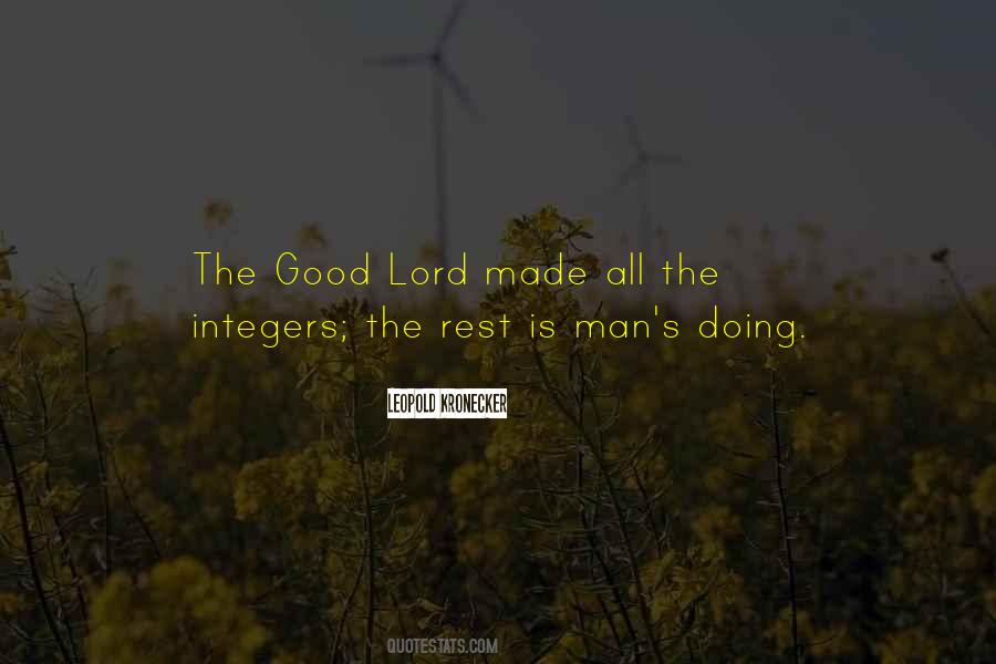 Leopold Kronecker Quotes #632616