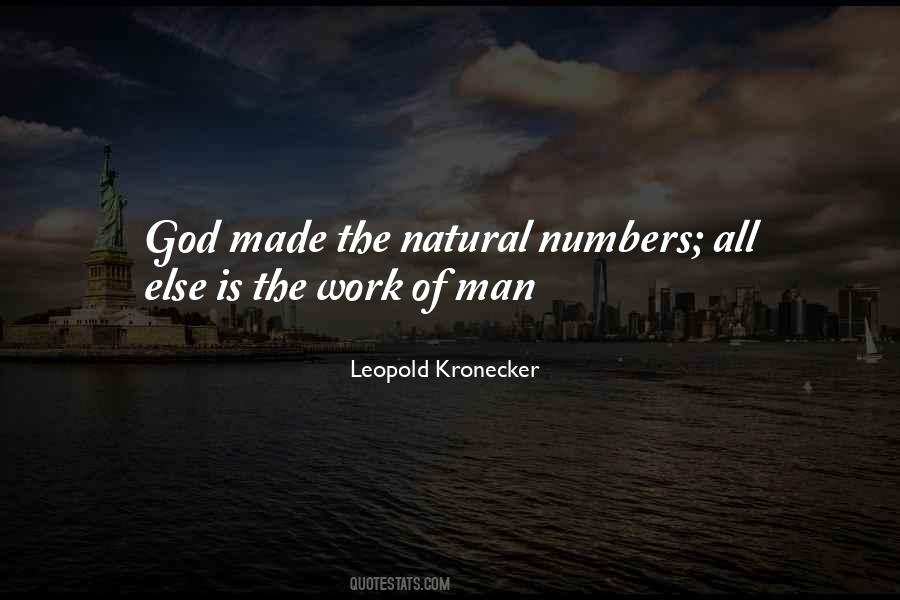 Leopold Kronecker Quotes #658291