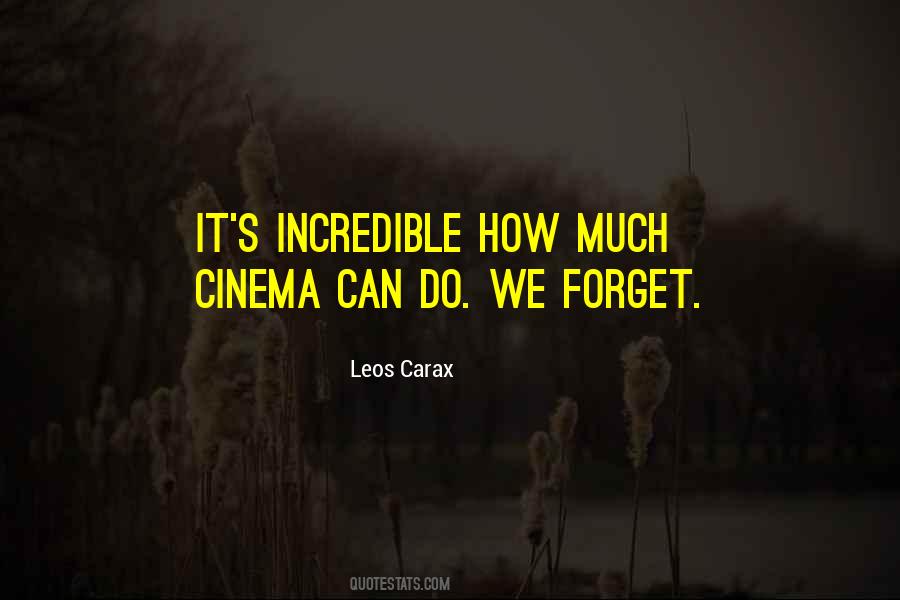 Leos Carax Quotes #1772325