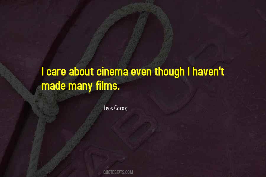 Leos Carax Quotes #1794877
