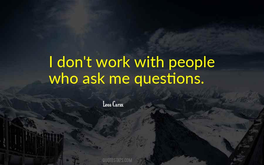 Leos Carax Quotes #599815