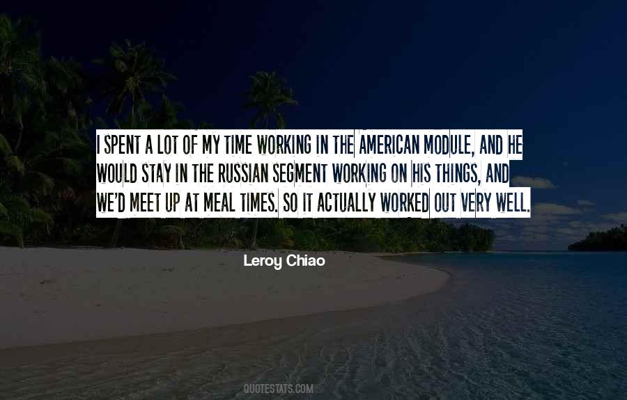 Leroy Chiao Quotes #1355723