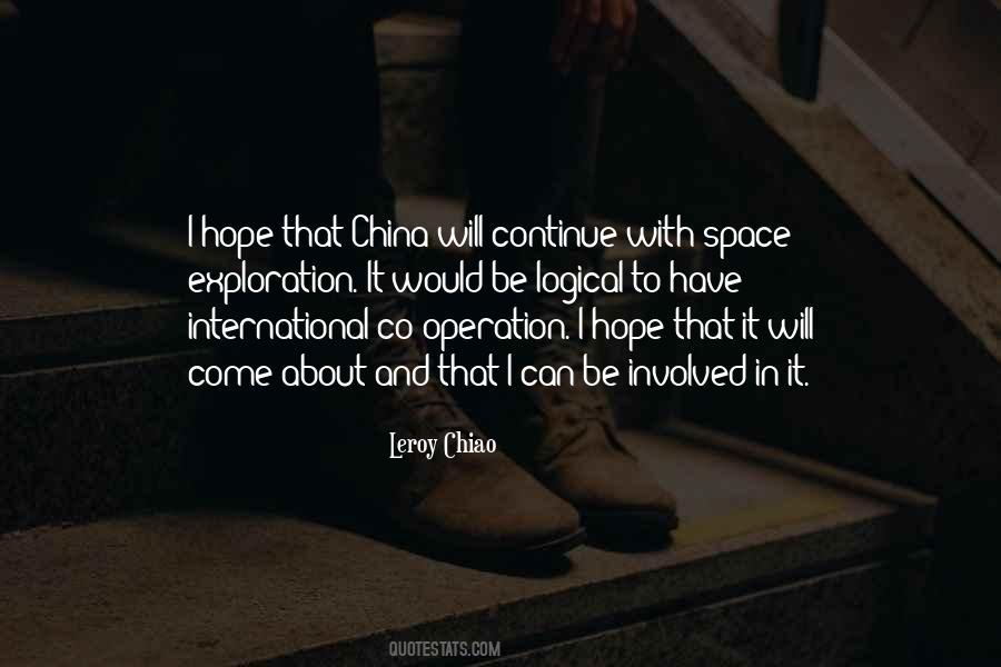 Leroy Chiao Quotes #157955