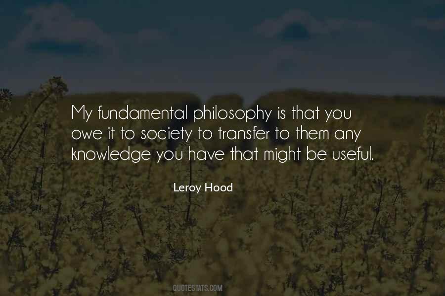 Leroy Hood Quotes #1755623