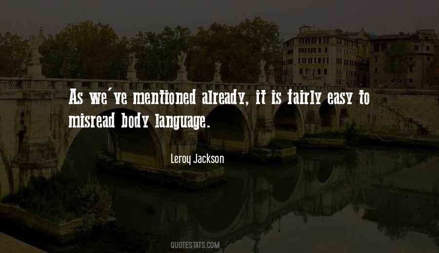 Leroy Jackson Quotes #1119066