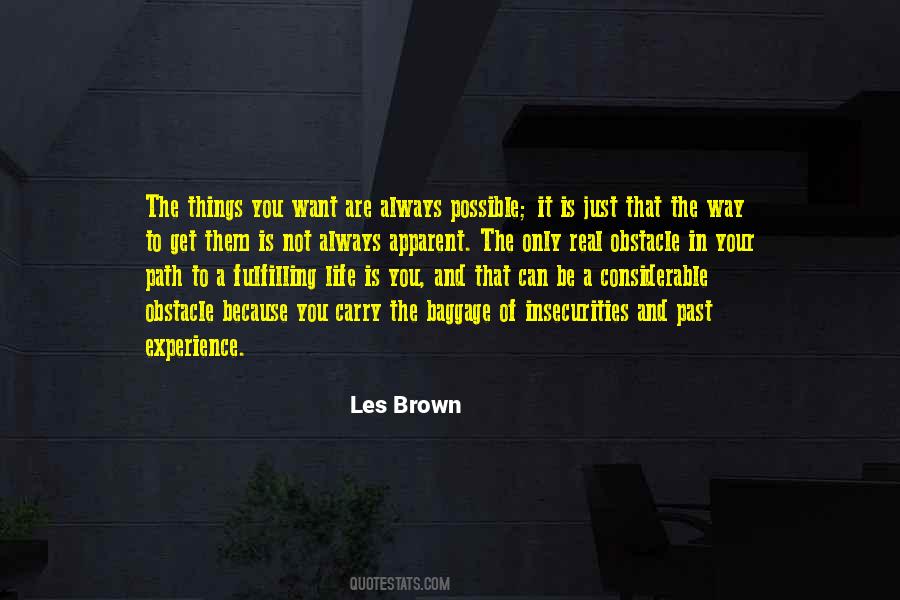 Les Brown Quotes #447584