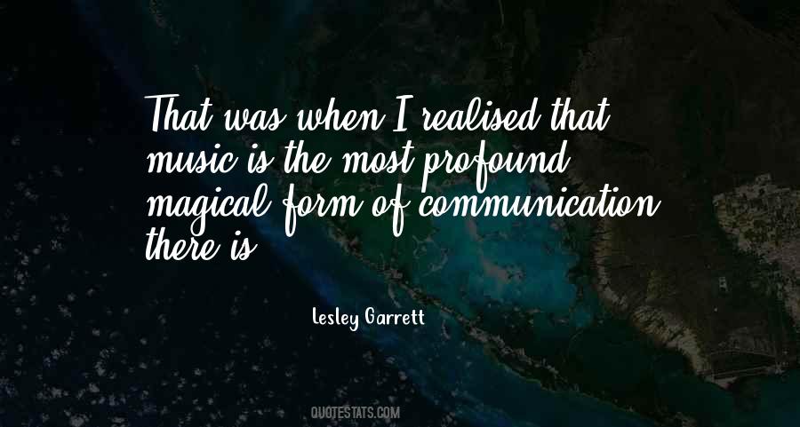 Lesley Garrett Quotes #1587530