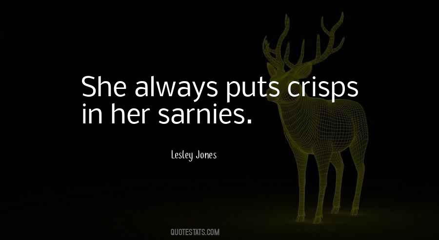 Lesley Jones Quotes #617888