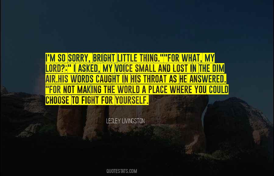 Lesley Livingston Quotes #481562