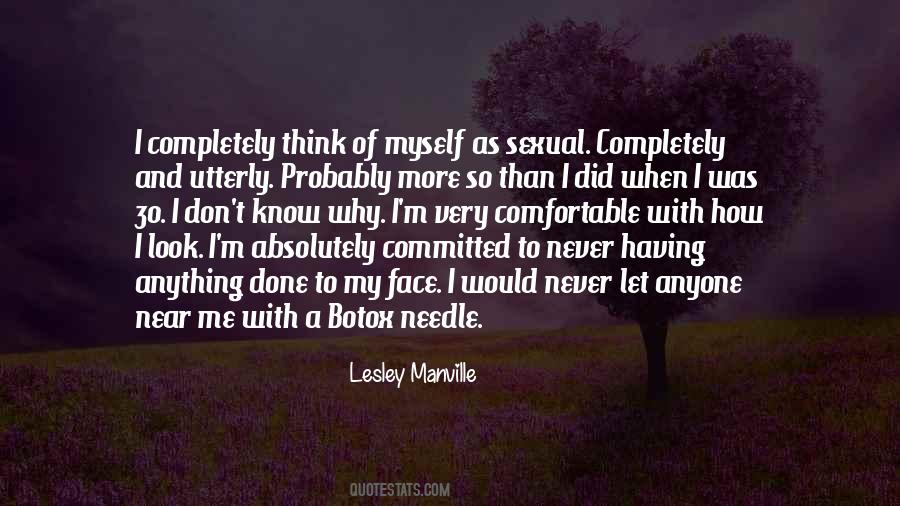 Lesley Manville Quotes #319233