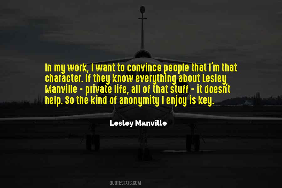 Lesley Manville Quotes #411724