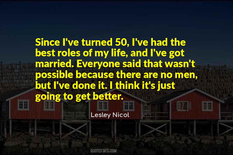 Lesley Nicol Quotes #38417